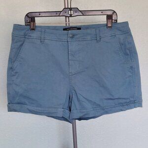 Liverpool Johnny Mid-Rise Blue Chino Shorts - Size 14/32